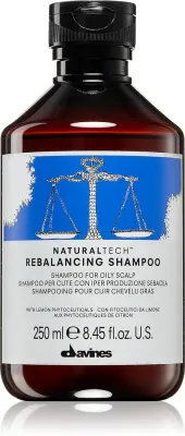 Davines Naturaltech Rebalancing Shampoo - Глубоко очищающий шампунь для жирной кожи головы, 250 мл