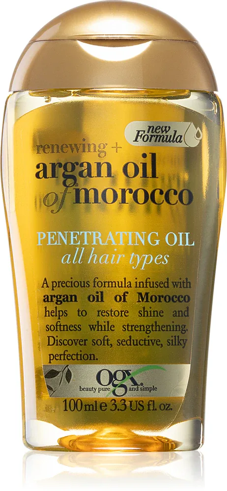 OGX Argan Oil Of Morocco - Масло для волос, питательное для придания блеска и мягкости, 100 мл