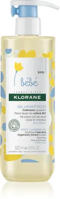 Klorane Bebe Calendula - Нежный гель для детей с рождения