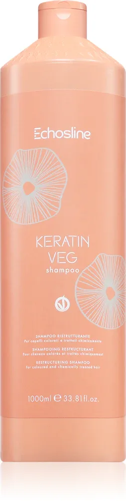 Echosline Keratin veg Shampoo - В контексте того, что это шампунь для волос: питательный шампунь для восстановления и укрепления волос с аминокислотами