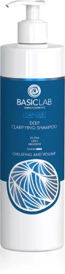 BasicLab Dermocosmetics Capillus - Глубоко очищающий шампунь для жирной кожи головы, 300 мл