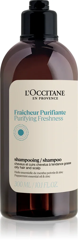 L’Occitane Aromachology - Очищающий шампунь для нормальных и склонных к жирности волос, 300 мл