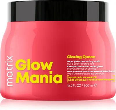 Matrix Glow Mania - Маска для волос для окрашенных волос, 500 мл