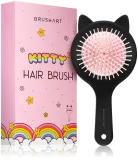Щётка для волос детская BrushArt KIDS Kitty hair brush с закруглённой щетиной, для сухих и мокрых волос Kitty — фото 1