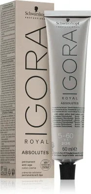 Schwarzkopf Professional IGORA Royal Absolutes - Краска для волос, 60 мл, оттенок 5-60 Light Brown Chocolate Natural