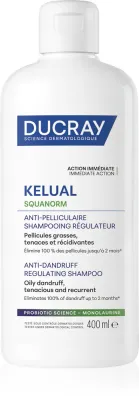 Ducray Kelual Squanorm Regulating Treatment Shampoo Oily Dandruff - Шампунь против жирной перхоти, 400 мл