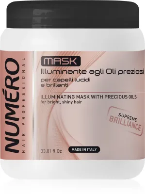Brelil Professional Illuminating Mask - Маска для матовых волос, 1000 мл