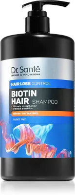 Dr. Sante Biotin Hair - Укрепляющий шампунь против выпадения волос, 1000 мл