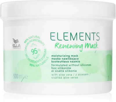 Wella Professionals Elements Renewing - Маска для волос, восстанавливающая и придавающая блеск и мягкость, 500 мл (WLL08025)