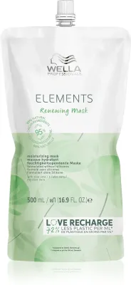 Wella Professionals Elements Renewing - Маска для волос, восстанавливающая и придавающая блеск и мягкость, 500 мл (WLL08202)