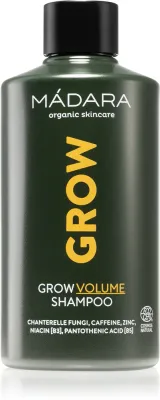 MÁDARA Grow - шампунь, увеличивающий объем тонких волос, 250 мл