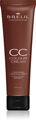 Краска для волос Brelil Professional CC Colour Cream оттеночная, полуперманентная, 150 мл, оттенок Chocolate Brown