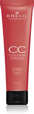 Краска для волос Brelil Professional CC Colour Cream оттеночная, полуперманентная, 150 мл, оттенок Cherry Red