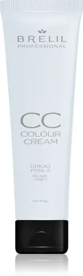 Краска для волос Brelil Professional CC Colour Cream оттеночная, полуперманентная, 150 мл, оттенок Pearl Grey