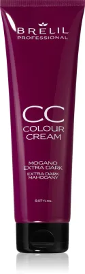 Краска для волос Brelil Professional CC Colour Cream оттеночная, полуперманентная, 150 мл, оттенок Extra Dark Mahogany
