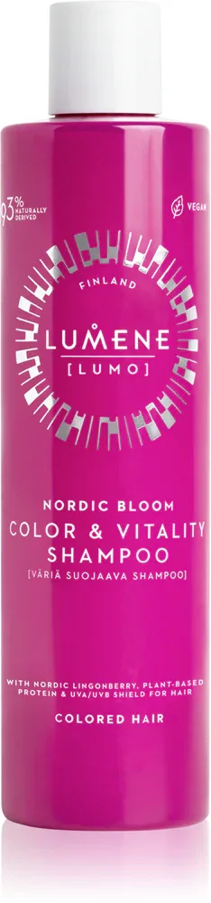Lumene Nordic Bloom [LUMO] Color & Vitality - Шампунь для окрашенных волос с фильтром UV, 300 мл