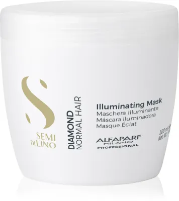 Alfaparf Milano Semi di Lino Diamond Illuminating - Маска для придания блеска волосам, 500 мл