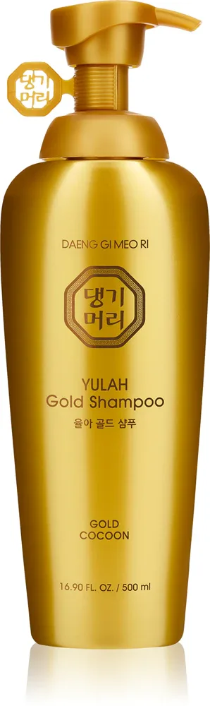 DAENG GI MEO RI Yula Gold Shampoo - Интенсивно питательный шампунь для укрепления волос и придания им большего блеска, 500 мл