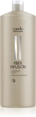 Londa Professional Fiber Infusion Shampoo - Нежный шампунь для поврежденных и окрашенных волос, 1000 мл