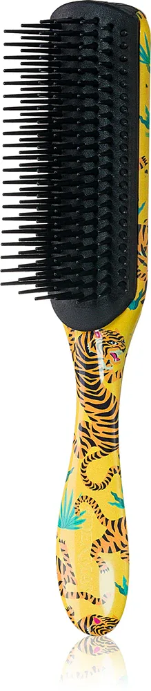 Щётка для волос Denman D3 Original Styler 7 Row Deluxe Tiger плоская, разглаживающая, 1 шт