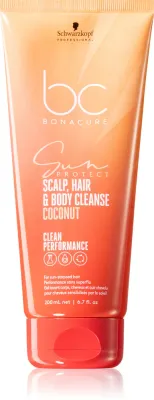Schwarzkopf Professional BC Bonacure Sun Protect Scalp, Hair & Body Cleanse - Шампунь для волос и тела