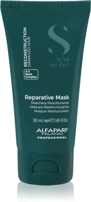 Alfaparf Milano Semi di Lino Reconstruction Reparative - Маска для волос восстанавливающая для поврежденных волос, 50 мл