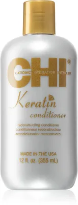 CHI Keratin - в контексте того, что это кондиционер для волос: кондиционер с кератином для сухих волос, трудных в укладке, 355 мл