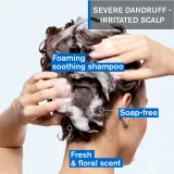 Uriage DS HAIR Kerato-Reducing Treatment Shampoo - Шампунь для чувствительной и раздраженной кожи с кераторедукцией, 150 мл — фото 3