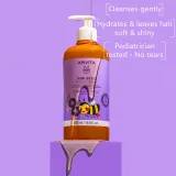Шампунь для волос Apivita Mini Bees Gentle Kids Shampoo детский, с черникой и мёдом, 500 мл — фото 2