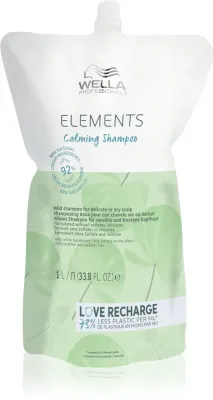 Wella Professionals Elements Calming - Увлажняющий и смягчающий шампунь для чувствительной кожи, 1000 мл