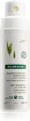 Klorane Avoine - Сухой шампунь без аэрозоля для всех типов волос, 50 г