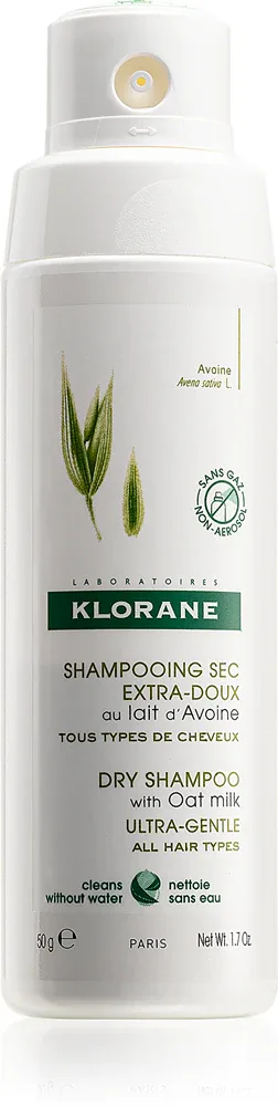 Klorane Avoine - Сухой шампунь без аэрозоля для всех типов волос, 50 г