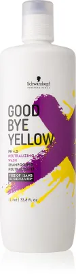 Schwarzkopf Professional Goodbye Yellow - Шампунь для нейтрализации желтых оттенков на окрашенных и после балаяжа волос, 1000 мл