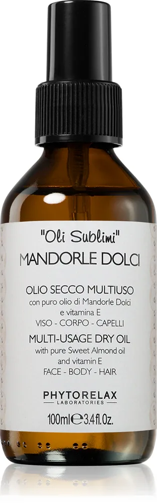 Phytorelax Laboratories Sublime Oils Sweet Almond - Многофункциональное сухое масло для тела, 100 мл