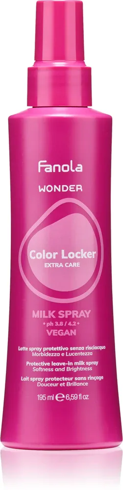 Fanola Wonder Color Locker Extra Care Milk Spray - Защитное молочко в спрее для окрашенных волос, 195 мл