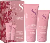 Alfaparf Milano Semi di Lino Moisture Minisize Kit - Набор для путешествий с интенсивным увлажнением волос, 2 шт — фото 1