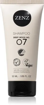 ZENZ Organic Deep Wood No. 07 - Укрепляющий шампунь для чувствительной кожи, 50 мл