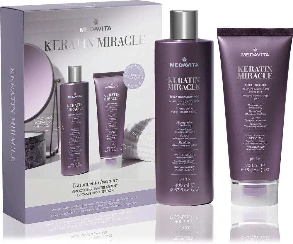 Medavita Keratin Miracle - Набор косметики для волос для женщин, 1 шт