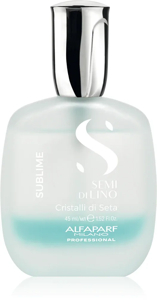 Alfaparf Milano Semi di Lino Sublime Cristalli - Сыворотка для волос для придания блеска и мягкости, 45 мл