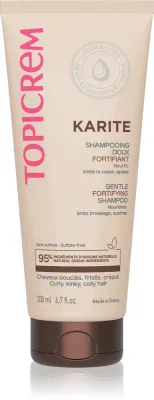Topicrem KARITÉ Gentle Fortifying Shampoo - Укрепляющий шампунь для слабых волос, 200 мл