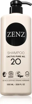 ZENZ Organic Cactus Pure No. 20 - Увлажняющий шампунь, подходящий для аллергиков, 1000 мл