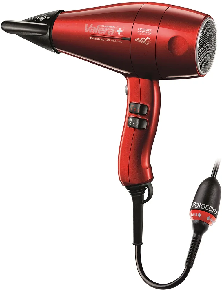 Valera Swiss Silent Jet 8500 Ionic Rotocord - Профессиональный ионизирующий фен для волос, придающий объем и блеск