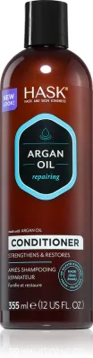 HASK Argan Oil - восстанавливающий кондиционер для поврежденных волос, 355 мл