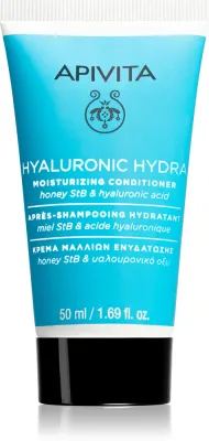 Apivita Hyaluronic Hydra Moisturizing Conditioner - Кондиционер глубокого увлажнения, 50 мл