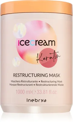 Inebrya Keratin - Маска для волос с кератином - ревитализирующая, 1000 мл