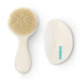 Набор для волос детский Baboo Baby Hair Brush and Comb Set: щётка и расчёска, 2 шт — фото 1