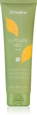 Echosline Ki-Power Veg Mask - Регенерирующая маска для поврежденных волос, 300 мл