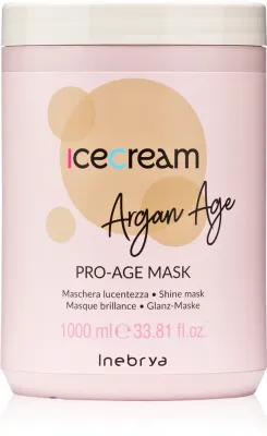 Inebrya Argan-Age - Маска для волос и кожи головы восстанавливающая, 1000 мл