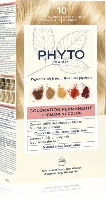 Phyto Color - Краска для волос без аммиака, 1 шт, оттенок 10 Extra Light Blonde