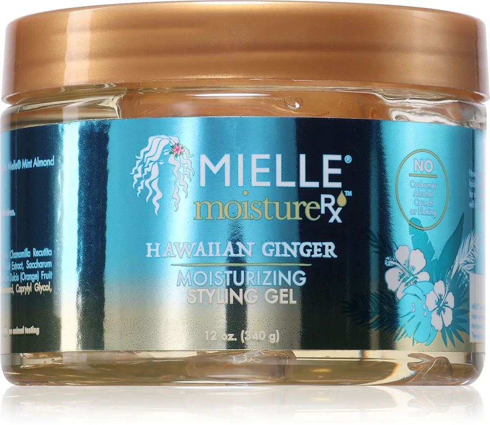 Средство для укладки волос Mielle Moisture RX Hawaiian Ginger увлажняющее, не утяжеляющее волосы, 340 г